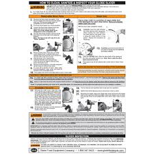 Globe Cchart Laminated Wall Chart For Globe Chefmate Economy Slicers