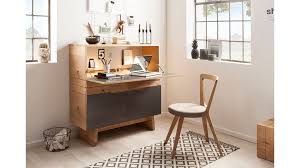 Design Arbeitsplatz In Wildeiche Wohnzimmer Wohnzimmer Schreibtisch Wohnzimmerschranke
