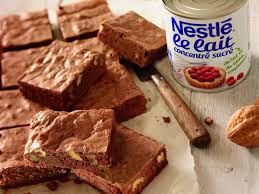 Brownie Au Lait Concentre Sucre Recette En 2020 Recette Dessert Gateau Lait Concentre Recette Lait Concentre Sucre