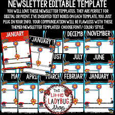 Maybe you would like to learn more about one of these? Superhero Classroom Theme Monthly Weekly Newsletter Template Editable The Little Ladybug Shop