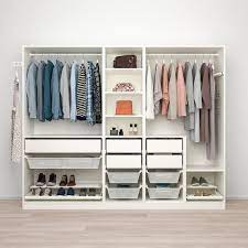 Having makeup brushes scattered all over every surface and tripping over piles of shoes in the hallway does not bode well for a… Pax Wardrobe Combination White Ikea