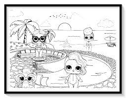 Libro para colorear del reino de hielo. Munecas Lol Para Colorear Online Dibujar Y Pintar Munecas Lol Imprimir Imagen Coloring Pages Cute Dolls Lol