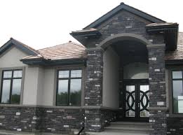 Use this specialty product for hearth stones, wall cap stones, or a number of other projects. Alberta Ledgestone Siding In Black Rundle Coloring Looking Sharp Gray House Exterior Barn Style House Stone Entryway