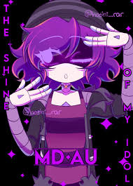 uzi (murder drones), murder drones, absurdres, highres, 1girl, ;o, android,  beanie, black background, black hat, black jacket, choker, colored  eyelashes, colored skin, facing viewer, fewer digits, fur-trimmed jacket,  fur trim, glowing, glowing