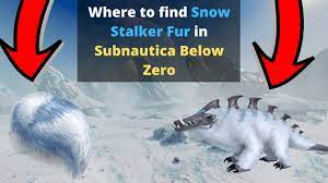 How to get Snow Stalker Fur in Subnautica Below Zero - YouTube