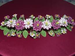 Menekse Cicegi Igne Oyasi Modeli Cicek Oya Kina