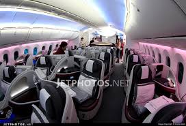 Polaris class on this aircraft features a standard business class seat which transforms into a fully flat bed. A7 Bcf Boeing 787 8 Dreamliner Qatar Airways Andre Giam Jetphotos