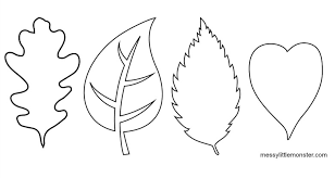 Maybe you would like to learn more about one of these? Printable Leaf Templates Fun Leaf Craft Ideas Messy Little Monster