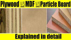 Check spelling or type a new query. Plywood Vs Mdf Vs Particle Board Which One Is Best And Durable Youtube