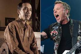 Hari ini selasa, bapak presiden ri joko widodo berkunjung ke ubud, bali. Jakarta Governor Joko Widodo Loves Metallica Napalm Death
