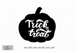 Download Trick Or Treat In Pumpkin Silhouette Svg Graphic By Cyrilliclettering Creative Fabrica PSD Mockup Templates
