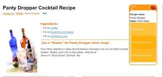Maybe you would like to learn more about one of these? Panty Dropper Shot Panty Dropper Drink Raspberry Vodka Schnapps