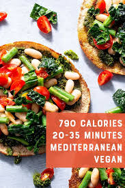 Mediterranean Two Bean Pitas With Tomatoes And Basil Pesto Raw Food Recipes Sustainable Food Vegan Recipes