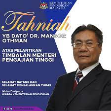 Mendapatkan pendidikan tinggi bagi warganegara. Tahniah Yb Dato Dr Kementerian Pengajian Tinggi Facebook