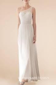 Ivory Sweetheart A Line Long Bridesmaid Dress With One Shoulder Tulle Overlay Tulle Bridesmaid Dress Sweetheart Bridesmaids Dresses Cheap Bridesmaid Dresses