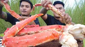 Boiling, steaming, grilling, and roasting. Outdoor Cooking King Crab Legs Mukbang Food Panchi Page