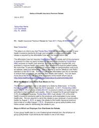 Do you go with a more expensive plan? Hoi Rebate Sample Notice Pdf Florida Blue