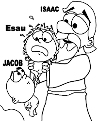 When jacob stole esau's blessing he did a very deceitful thing. Picture Of Isaac And Jacob And Esau Coloring Page Netart