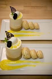 Cheesecake Plating Macaroons Desserts Plated Desserts Food