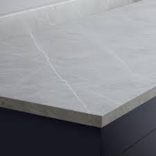 In a soft pebble shade, it offers a neutral colour that is easy to pair for a variety of interiors. Howdens 3m X 22mm Square Edge Light Grey Marble Effect Laminate Worktop Howdens