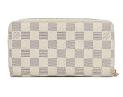 One of the most popular fashion brands in the world, it operates in 50 countries and has more than 460 stores. Louis Vuitton Vintage Damier Azur Zippy Wallet White Ivory Blue Damier Leather Handbag Luxury High Quality Avvenice