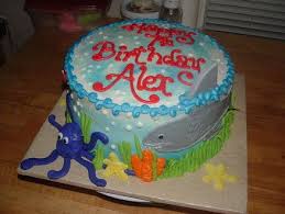 2nd Birthday Baby Shark Rectangle Cake Alex S Shark Cake Shark Birthday Cakes Shark Cake Birthday Cake Kids