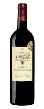 Les cépage sont ici le merlot. Chateau Brulesecaille Cotes De Bourg Aop Bordeaux Rouge 2012 Plugwinepro
