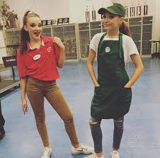 Target And Starbucks Costume Costumes For Teenage Girl Duo Halloween Costumes Cute Halloween Costumes