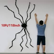This skeleton can be yours for $299. Buy Begleri Halloween Decorations Outdoor 10 Ft Giant Spider 118 Inch Largest Furry Spider With Vivid Eyes Yard Party Indoor Outdoor 7 5 Online In Turkey B07wclwjdp