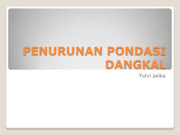Dalam menentukan perencanaan pondasi suatu bangunan, daya dukung tanah yang diizinkan menjadi salah satu hal yang harus diperhatikan pada tanah bagian bawah pondasi dasarnya. Ppt Penurunan Pondasi Dangkal Fitra Akbar Academia Edu