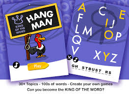 Guess one letter at a time to reveal the secret word. Hangman King Of The Word