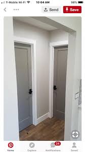 Doors In Main Hallway And Bathroom Idea Grey Interior Doors Interior Door Colors Doors Interior