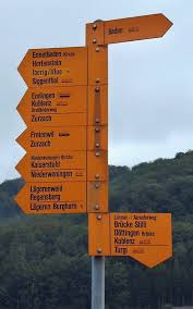 Swiss Hiking Trail Signage We Offer Quality And Customized Digital Signage Services In T Environmental Graphics Signage Wayfinding Signs Wayfinding Signage