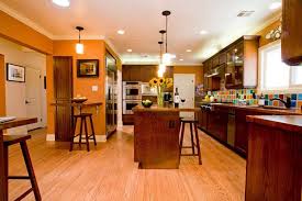 Inspired by the sultry oranges of the moroccan sands, this color can be used as a feature wall or even combined with blues to give your kitchen a contemporary yet inviting look. 10 Beautiful Kitchens With Orange Walls