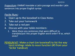 Ppt Salvete Welcome To Latin 1 Powerpoint Presentation