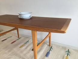 scandinavisch design teak met eiken salontafel bij vesterekki nl salontafel meubel ideeen design
