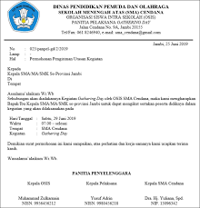 Contoh surat resmi akan mengantarkan anda ke tahapan bagaimana menulis surat resmi dengan baik dan benar. 10 Contoh Surat Resmi Sekolah Perusahaan Organisasi Dll Doc