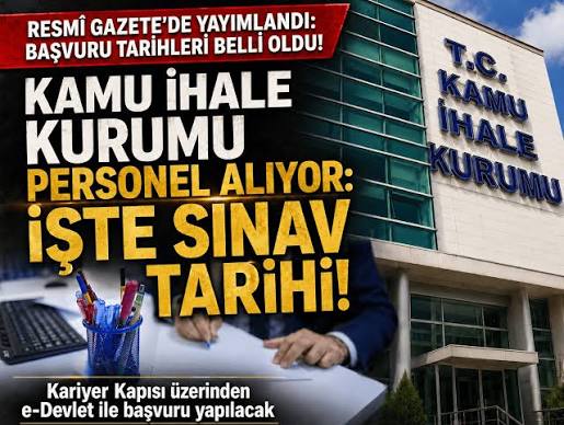 KİK’ten Fırsat! Kamu İhale Kurumu 10 Personel Alıyor: Şansını Yakala!