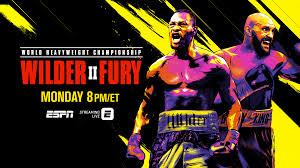 The bout is scheduled for eight rounds at lightweight. Deontay Wilder Tyson Fury Ii Special Encore Presentation To Headline Action Packed Evening On Espn Monday March 23 Espn Press Room U S