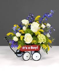 Maybe you would like to learn more about one of these? Baby S First Wagon Floral Bouquet Boy In 2021 New Baby Flowers New Baby Products Flowers Delivered