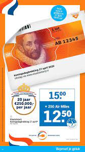 Naast deze trekkingen zijn er ook extra prijzen zoals op koningsdag. Staatsloterij Koningsdagtrekking 27 April Aanbieding Bij Albert Heijn