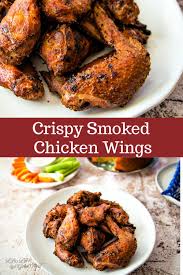 Crispy Smoked Chicken Wings In 2020 Smoked Chicken Wings Smoke Chicken Wings Recipe Smoked Chicken