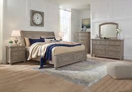 A bed frame not only helps to determine how a bed looks, but how its components function. Light Gray Wood Bedroom Set Novocom Top