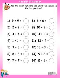 There are two interactive math features: Addition Subtraction Of Numbers Worksheets Math Worksheets Mathsdiary Com