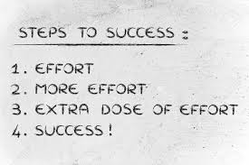 Something done or produced through exertion; Steps To Success Effort More Effort And Extra Effort Stock Photo Picture And Royalty Free Image Image 38804317