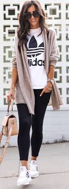99outfit Com Fashion Style Men Women Spring Outfits Casual Grey Cardigan Women Fashion