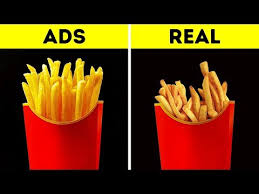 The chain was handed to mr. Food In Commercials Vs In Real Life Youtube Tv Food Real Food Recipes Fake Food