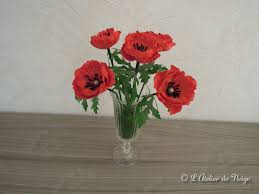 .bouquet de coquelicots coquelicots rouges coquelicots / 5pcs artificial flower bouquets artificial corn poppy flowers bouquets&papaver rhoeas&coquelicot bunches. Noelle Et Eric Bouquet De Coquelicots En Foamiran L Atelier De Neige