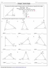 Justifying the exterior angle of a triangle theorem students are inside worksheet triangle sum and exterior angle theorem. Exterior Angle Theorem Coloring Activity Pages