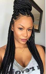 Med Size Box Braids Box Braids Styling Natural Hair Styles Box Braids Hairstyles